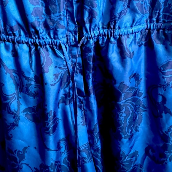 Banana Republic Blue Silk Romper size 14 - Picture 8 of 8